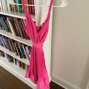 Milky Livy Pleated Mini Dress